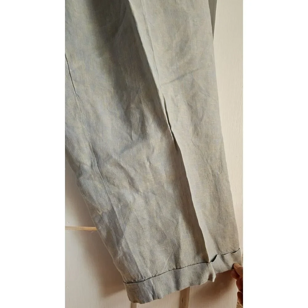 Vtg Royal Prestige‎ PD 100% linen men trouser ( 36